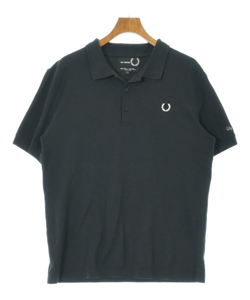 RAF SIMONS(ラフシモンズ)ポロシャツ 黒 サイズ:L/2200685344040