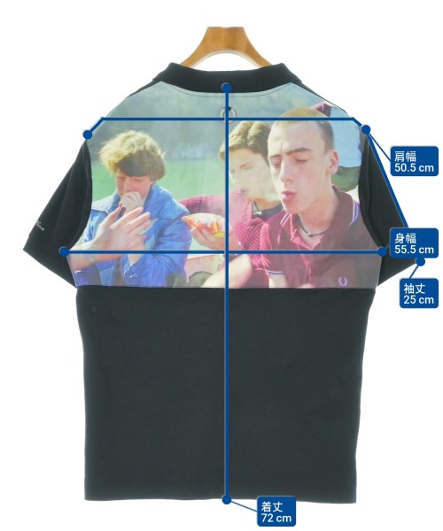 RAF SIMONS（ラフシモンズ）ポロシャツ 黒 サイズ:L メンズ/2200685344040