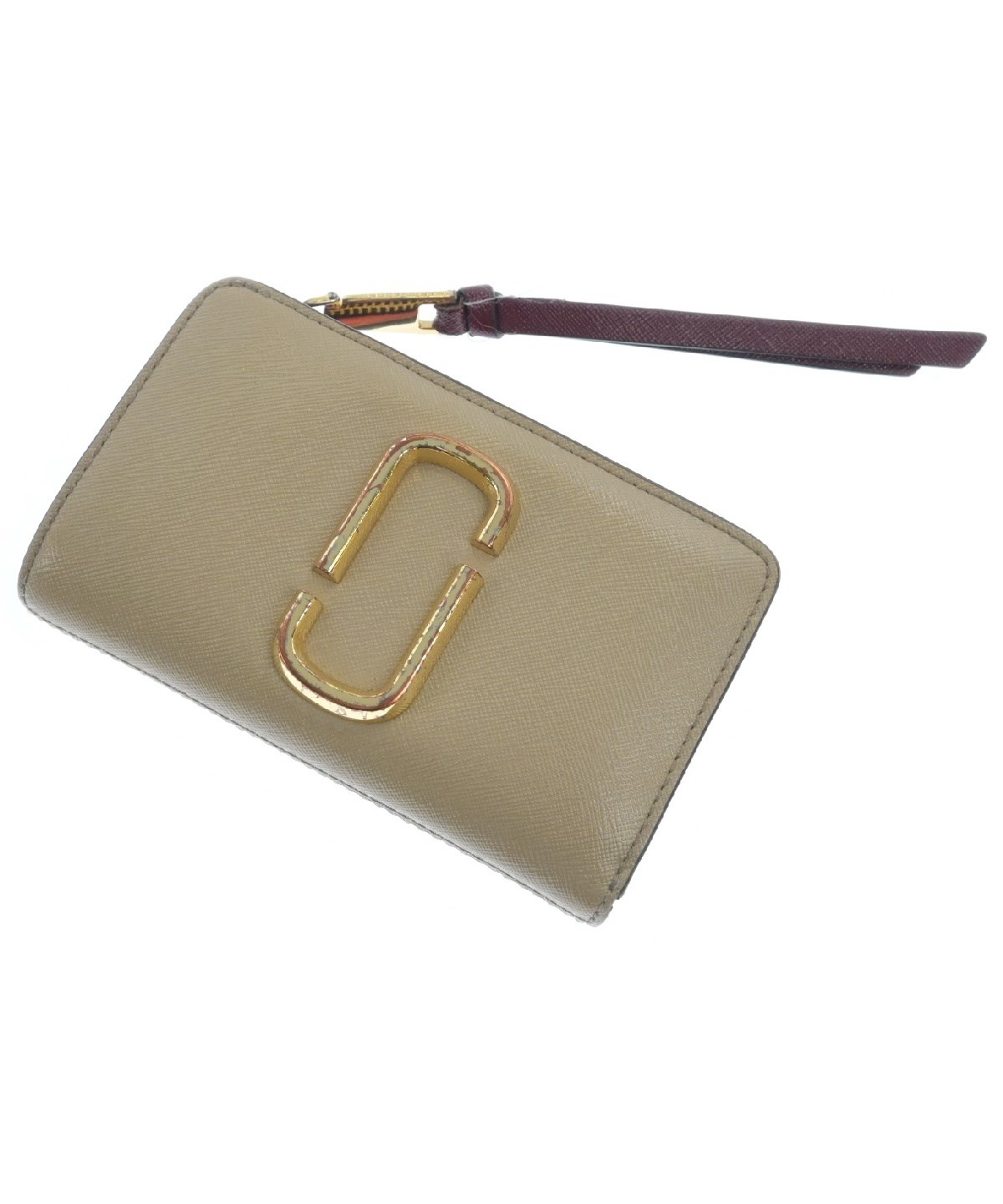 MARC JACOBS マークジェイコブス 財布・ケース - ベージュ 【古着】【中古】 中古・古着通販】MARC JACOBS (マークジェイコブス) ザ スナップ