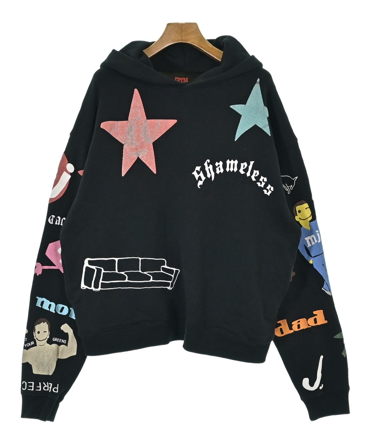 MARC JACOBS（マークジェイコブス）パーカー 黒 サイズ:S レディース