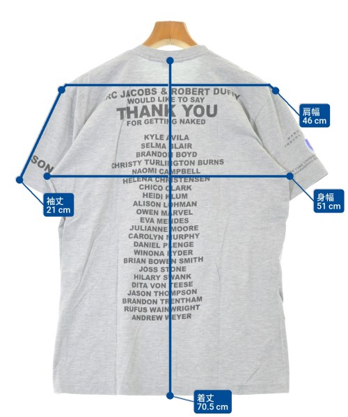 MARC JACOBS（マークジェイコブス）Tシャツ・カットソー グレー サイズ:L メンズ/2200609853139