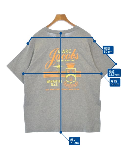 MARC JACOBS（マークジェイコブス）Tシャツ・カットソー グレー サイズ:L メンズ/2200617826101