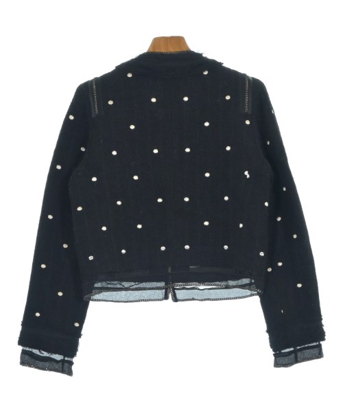 MARC JACOBS（マークジェイコブス）ノーカラージャケット 黒 サイズ:4(XL位) レディース/2200603048029