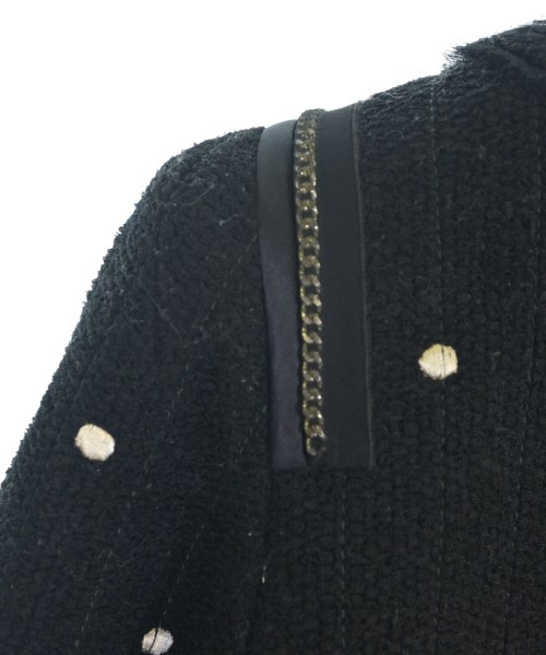 MARC JACOBS（マークジェイコブス）ノーカラージャケット 黒 サイズ:4(XL位) レディース/2200603048029