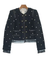 MARC JACOBS（マークジェイコブス）ノーカラージャケット 黒 サイズ:4(XL位) レディース/2200603048029