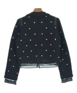 MARC JACOBS（マークジェイコブス）ノーカラージャケット 黒 サイズ:4(XL位) レディース/2200603048029
