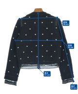 MARC JACOBS（マークジェイコブス）ノーカラージャケット 黒 サイズ:4(XL位) レディース/2200603048029