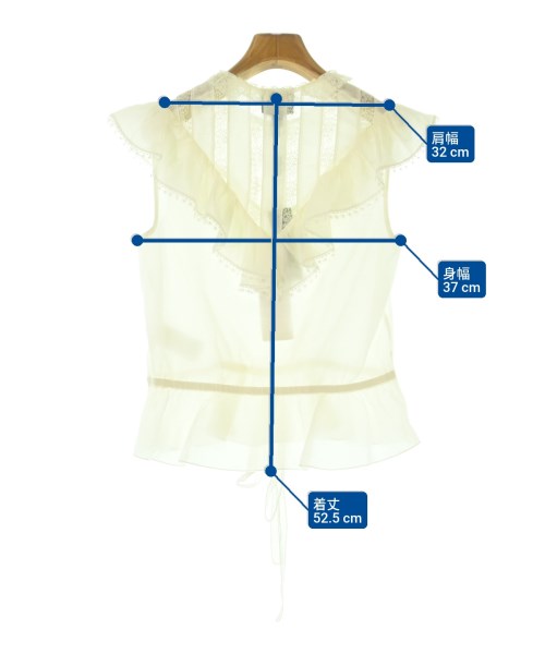 MARC JACOBS（マークジェイコブス）カジュアルシャツ 白 サイズ:00(XS位) レディース/2200676839203