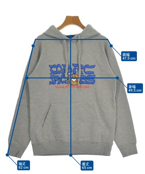 MARC JACOBS（マークジェイコブス）パーカー グレー サイズ:XXS レディース/2200678300114