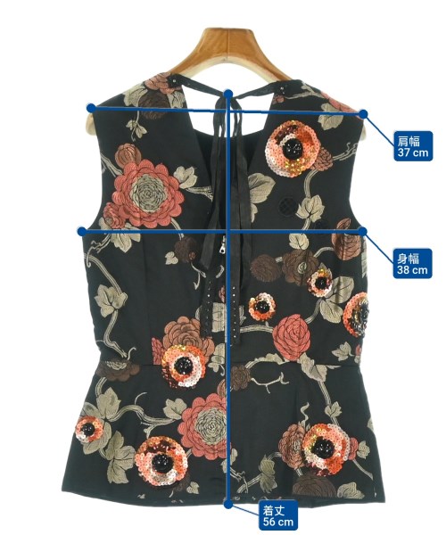 MARC JACOBS（マークジェイコブス）ベスト 黒 サイズ:0(XS位) レディース/2200679154013