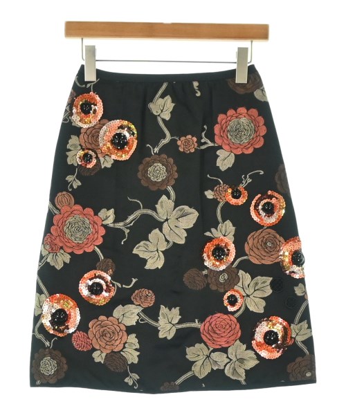 MARC JACOBS(マークジェイコブス)ひざ丈スカート 黒 サイズ:0(XS位)/2200679154020