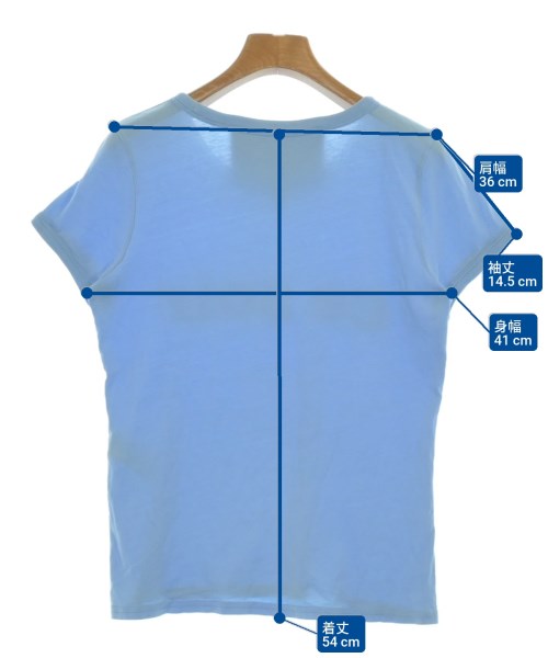MARC JACOBS（マークジェイコブス）Tシャツ・カットソー 青 サイズ:XS レディース/2200681811058