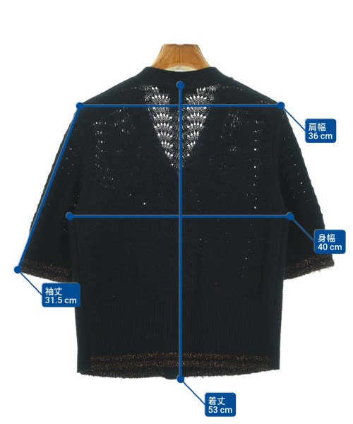 MARC JACOBS（マークジェイコブス）カーディガン 紺 サイズ:S レディース/2200695555115