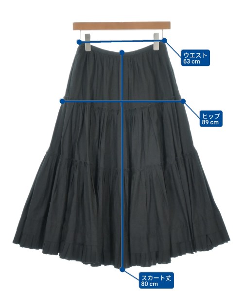 MARC JACOBS（マークジェイコブス）ロング・マキシ丈スカート 黒 サイズ:0(XS位) レディース/2200698145023