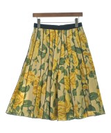 MARC JACOBS（マークジェイコブス）ひざ丈スカート 黄 サイズ:00(XS位) レディース/2200700087051
