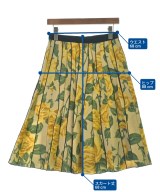 MARC JACOBS（マークジェイコブス）ひざ丈スカート 黄 サイズ:00(XS位) レディース/2200700087051
