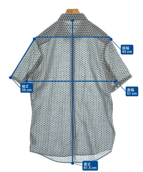 MARC JACOBS（マークジェイコブス）カジュアルシャツ 黒 サイズ:52(XXL位) メンズ/2200653504230