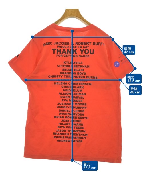 MARC JACOBS（マークジェイコブス）Tシャツ・カットソー オレンジ サイズ:M メンズ/2200656619030