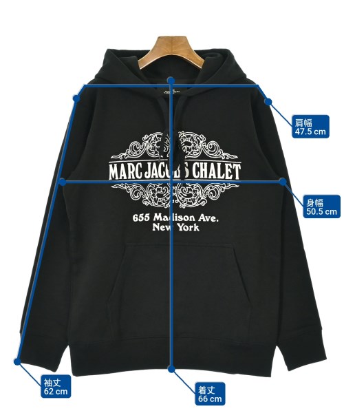 MARC JACOBS（マークジェイコブス）パーカー 黒 サイズ:XS レディース/2200652514049