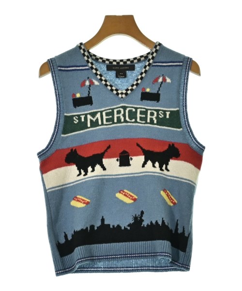 MARC JACOBS(マークジェイコブス)ベスト/ノースリーブ 青 サイズ:M/2200652514285