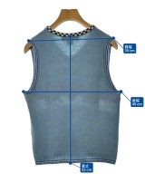 MARC JACOBS（マークジェイコブス）ベスト/ノースリーブ 青 サイズ:M レディース/2200652514285