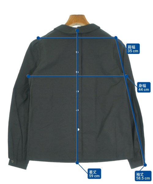 MARC JACOBS（マークジェイコブス）カジュアルシャツ 黒 サイズ:0(XS位) レディース/2200660205069
