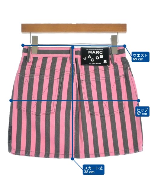 MARC JACOBS（マークジェイコブス）ミニスカート ピンク サイズ:24(S位) レディース/2200656134045
