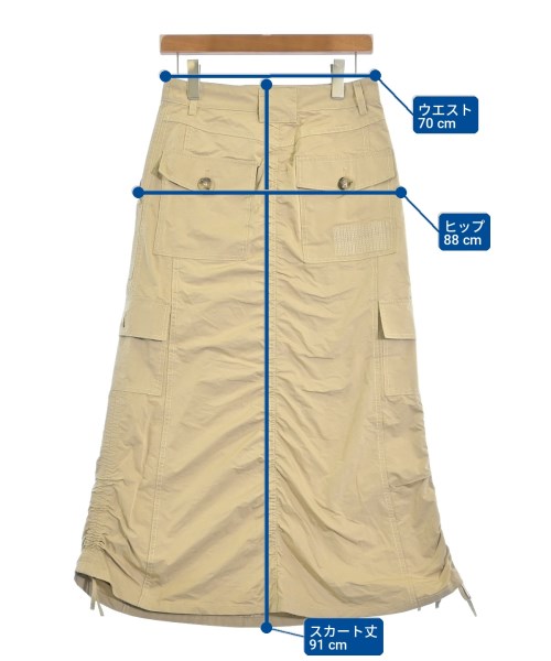 MARC JACOBS（マークジェイコブス）ロング・マキシ丈スカート ベージュ サイズ:0(XS位) レディース/2200711023246