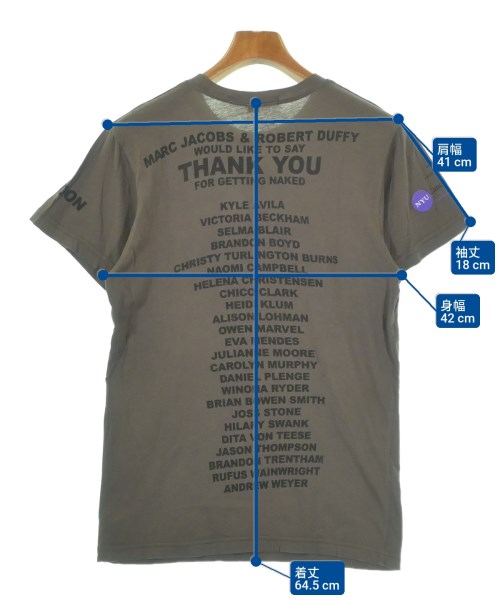 MARC JACOBS（マークジェイコブス）Tシャツ・カットソー グレー サイズ:S メンズ/2200637511100