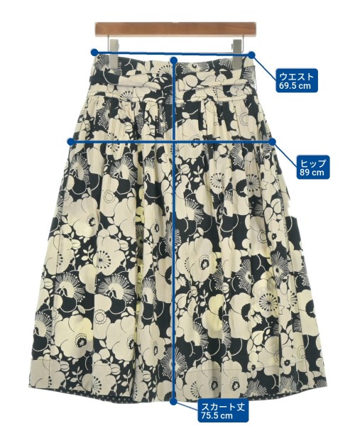 MARC JACOBS（マークジェイコブス）ロング・マキシ丈スカート 白 サイズ:00(XS位) レディース/2200653701073