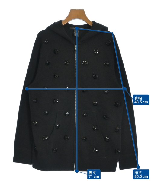 MARC JACOBS（マークジェイコブス）カーディガン 黒 サイズ:XS レディース/2200663400034
