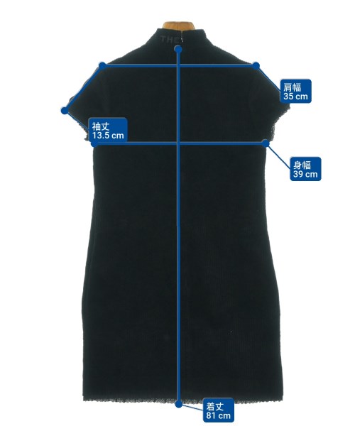 MARC JACOBS（マークジェイコブス）ワンピース 黒 サイズ:00(XXS位) レディース/2200667337015