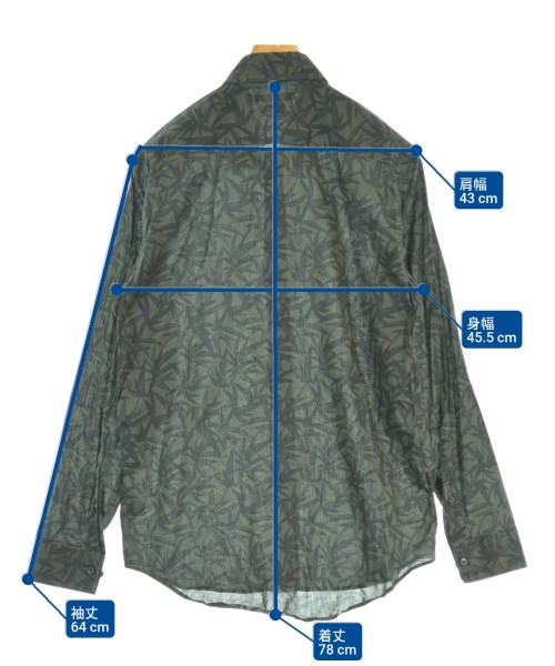 MARC JACOBS（マークジェイコブス）カジュアルシャツ 緑 サイズ:48(L位) メンズ/2200664077068