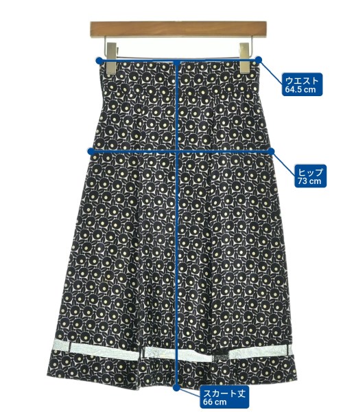 MARC JACOBS（マークジェイコブス）ひざ丈スカート 黒 サイズ:-(M位) レディース/2200682379069