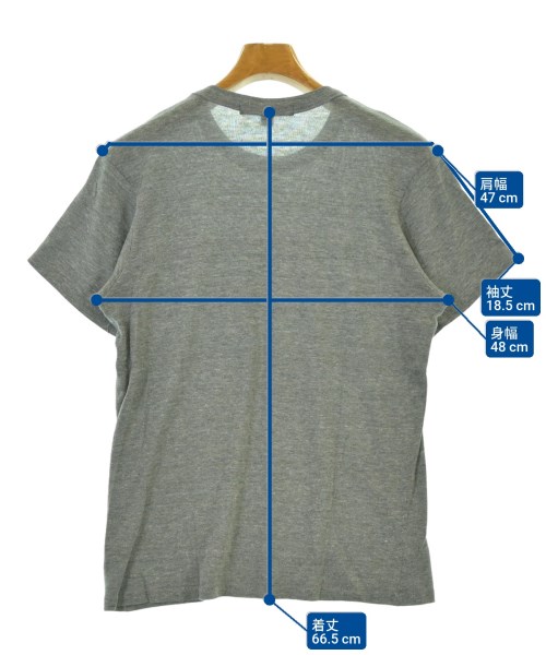 MARC JACOBS（マークジェイコブス）Tシャツ・カットソー グレー サイズ:M メンズ/2200689031069