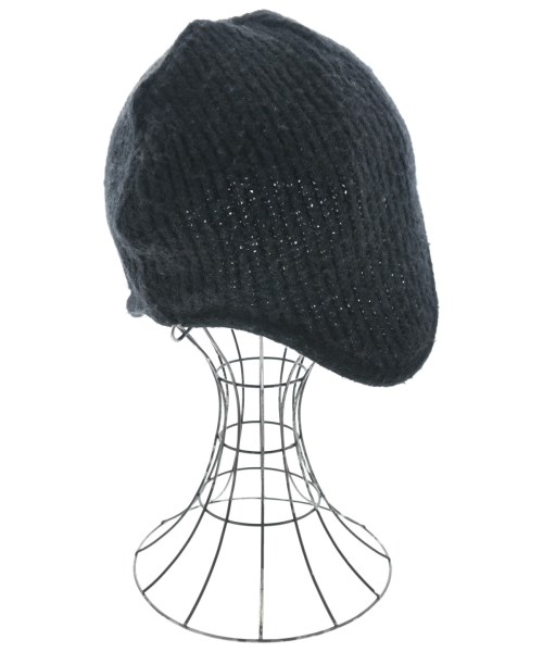 amaya arzuaga（アマヤアルズアーガ）ニットキャップ・ビーニー 黒 サイズ:- メンズ/2200667444096