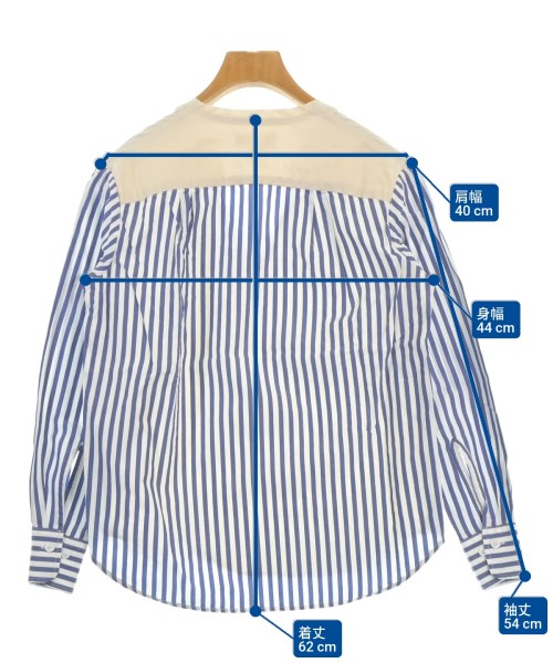 WIM NEELS（ウイムニールス）カジュアルシャツ 白 サイズ:38(S位) レディース/2200672261039