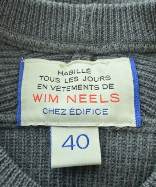 WIM NEELS（ウイムニールス）ニット・セーター グレー サイズ:40(M位) メンズ/2200650285057
