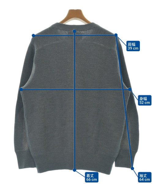 WIM NEELS（ウイムニールス）ニット・セーター グレー サイズ:40(M位) メンズ/2200650285057