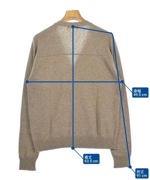 CoSTUME NATIONAL（コスチュームナショナル）カーディガン 茶 サイズ:48(L位) メンズ/2200625724130