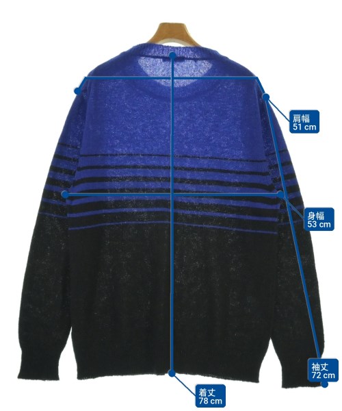 CoSTUME NATIONAL（コスチュームナショナル）ニット・セーター 青 サイズ:XL メンズ/2200701535117