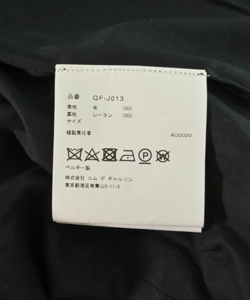 DIRK VAN SAENE（ダーク　ヴァン　セーン）ノーカラージャケット 黒 サイズ:F レディース/2200727460011