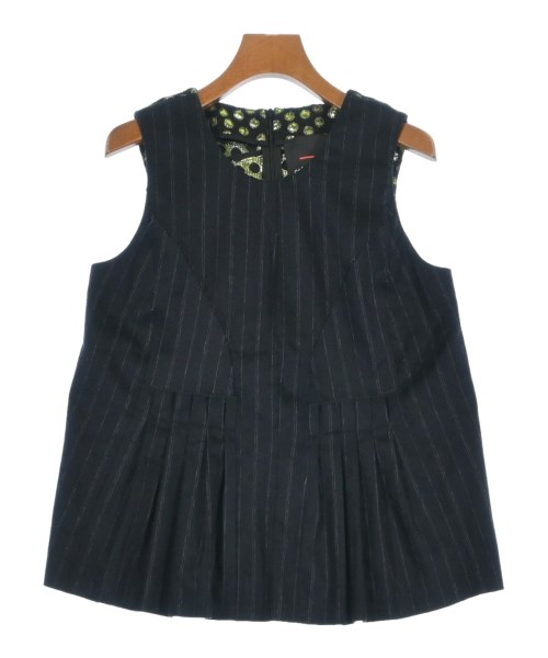 COLLECTION PRIVEE?(コレクションプリヴェ)ブラウス 紺 サイズ:38(S位)/2200631791058