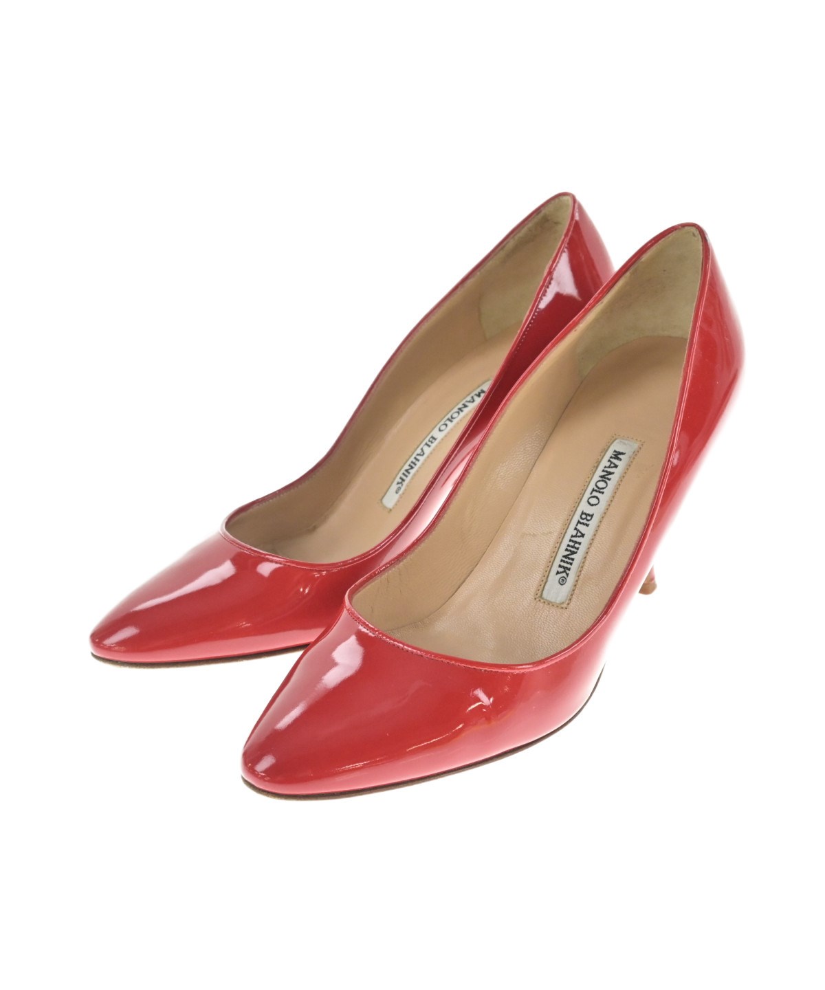 MANOLO BLAHNIK パンプス 35 1/2(22cm位) 赤 | www.bonitaexclusive.com