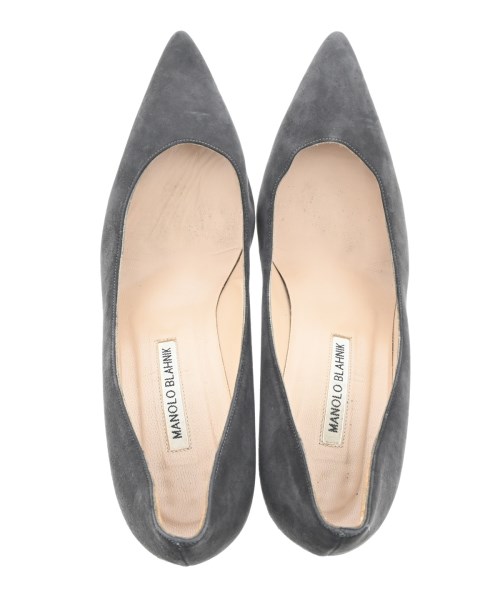MANOLO BLAHNIK（マノロ　ブラニク）パンプス グレー サイズ:EU39(25.5cm位) レディース/2200622917221