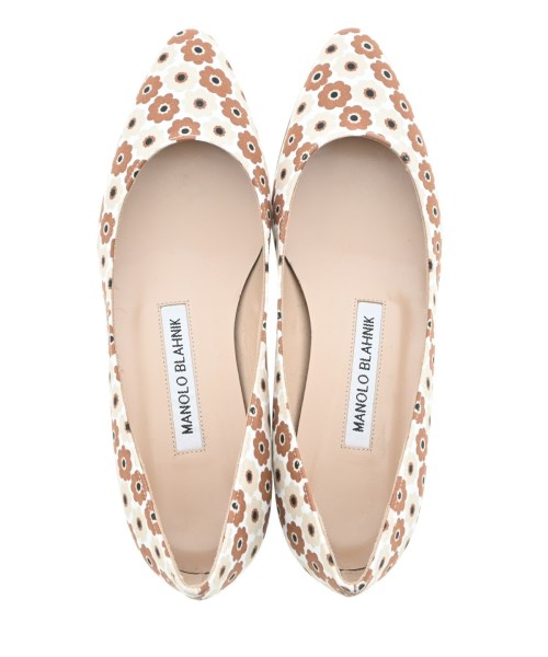 MANOLO BLAHNIK（マノロ　ブラニク）パンプス 白 サイズ:EU34 1/2(21cm位) レディース/2200629712041