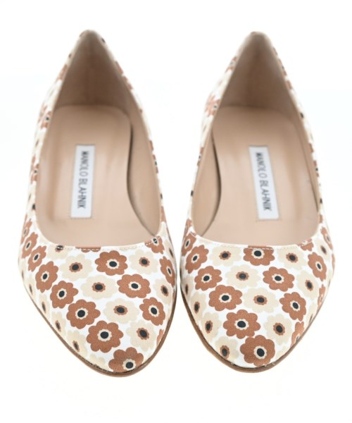 MANOLO BLAHNIK（マノロ　ブラニク）パンプス 白 サイズ:EU34 1/2(21cm位) レディース/2200629712041