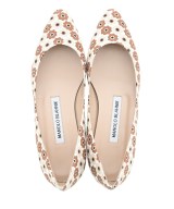 MANOLO BLAHNIK（マノロ　ブラニク）パンプス 白 サイズ:EU34 1/2(21cm位) レディース/2200629712041