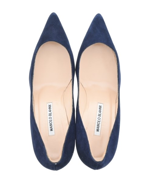 MANOLO BLAHNIK（マノロ　ブラニク）パンプス 紺 サイズ:EU38(24.5cm位) レディース/2200643157149