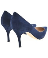 MANOLO BLAHNIK（マノロ　ブラニク）パンプス 紺 サイズ:EU38(24.5cm位) レディース/2200643157149